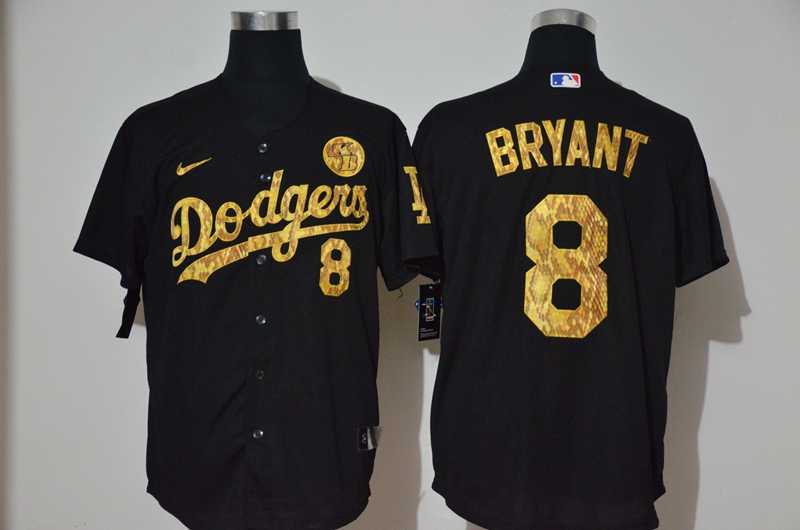 Dodgers 8 Kobe Bryant Black Gold 2020 Nike KB Cool Base Jersey,We sell and wholesale Dodgers 8 Kobe Bryant Black Gold 2020 Nike KB Cool Base Jersey on line form chian!